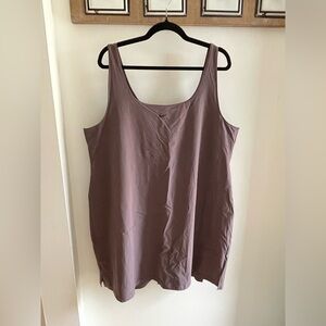 Nike Mauve Scoop Neck Athletic Dress